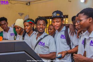 QUAND NOS ÉTUDIANTS D’IMA COTONOU EXPLORENT LES COULISSES DE L’IMPRIMERIE PIX&PRINT BENIN